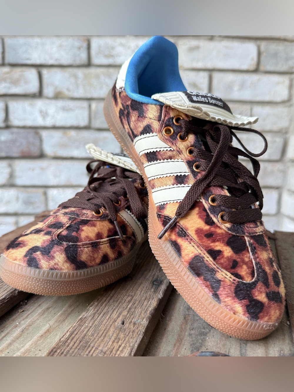 Adidas Wales Bonner Animal Print Tennis Shoes